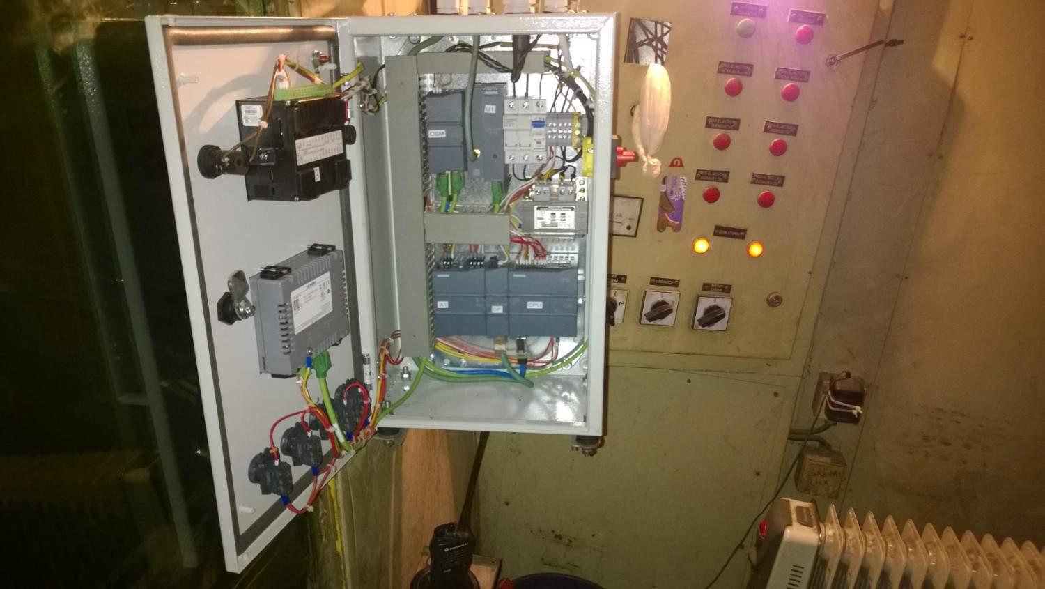 RTB Bor HMI panel weighing system