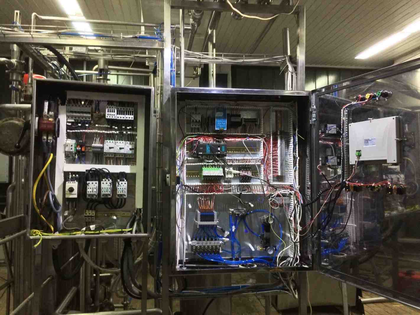 CIP wash and rinse cycle valve sequencing